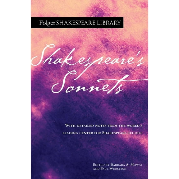 Folger Shakespeare Library Shakespeare's Sonnets, (Paperback)