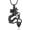 Black, variant on Cremation Jewelry for Ashes Stainless Steel Dragon Urn Necklace Keepsake Human Pet Ashes Holder Memorial Pendant for Women Men