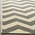 thumbnail image 3 of Safavieh Courtyard Bailey Chevron Indoor/Outdoor Area Rug, 5'3" x 7'7", Grey/Beige, 3 of 8