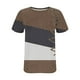 thumbnail image 5 of Camiseta de Manga Corta de las Mujeres de Cuello Redondo de Impresión Casual Top de las Señoras, Poliéster Ligero para el Hogar Diario Y Cómodo, 5 of 9