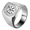 thumbnail image 2 of Cheers US Viking Rings For Men, Viking Runes Thor's Stainless Steel Mens Rings, Norse Jewelry, 2 of 7