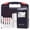 Black, variant on 48 Modes Tens Units for Pain Management,40 Intensities Rechargeable EMS Muscle Stimulator Unit Massager with 8 TENS Electrode Pads, a Storage Box