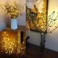 thumbnail image 2 of Luces de rama de ramita de sauce creativas, decoración navideña para el hogar, Noel Kerst, Año Nuevo, 2024, 20 LED, 2023, 2 of 4