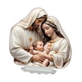 thumbnail image 3 of Figura decorativa de acrílico plana 2D Macarena adorno de mesa navideño con escena de Jesús, 3 of 8