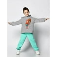 thumbnail image 2 of Rooster In Red Boots Hoodie Toddler -Image by Shutterstock,  4 Toddler, 2 of 4