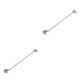 thumbnail image 1 of Speravity Pestillo de gancho y ojo de acero inoxidable grueso con tornillos de montaje para herrajes para ventanas de puertas de granero material Gancho de 16 pulgadas (0140) 2Conjunto, 1 of 6