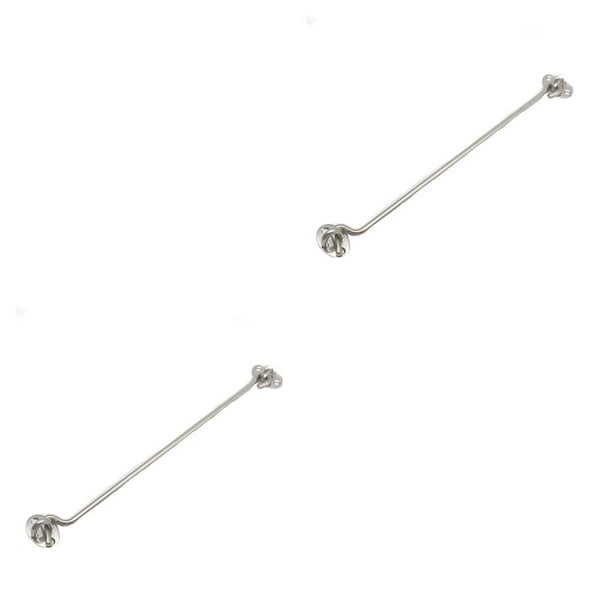 Speravity Pestillo de gancho y ojo de acero inoxidable con tornillos de montaje para la cognición sensorial de granero Educación temprana Gancho de 16 Gancho de 16 pulgadas (0140) 2piezas Speravity CBP387774
