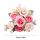 thumbnail image 3 of Flores Artificiales | Rosas de Seda para Decoración de Bodas y Hogar | Arreglos Florales de 32 Cm para Centros de Mesa, Decoración de Fiestas, Sala de Estar y Oficina | 1 Unidad, 3 of 6