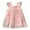 Pink, variant on Toddler Girls Mesh Embroidery Dress - Fly Sleeves Holiday Party Gown, Elegant Dance Dress for Special Occasions and Summer Events