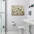 thumbnail image 5 of Farmhouse Floral Bathroom Wall Art Tulip Hummingbird Bathroom Pictures Flowers Bathroom Wall Decor Rustic Country Bathroom Canvas Painting Framed Artwork for Bathroom Kitchen Bedroom 16"x12", 5 of 6
