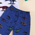 thumbnail image 4 of HCNTES Kids Little Boys' Clothing Sets,Casual Short Sleeve T-shirt and Short Sets Toddler Boys Summer Clothes 2pcs(2-3 Years,a47-Blue), 4 of 6