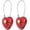 Red, variant on 1-Pack Combination Padlock, Zinc Alloy 3 Digit Password Heart Shaped Cable Luggage Combo Lock for Suitcase/Gym Locker/Backpack, Outdoor Keyless [Pink]