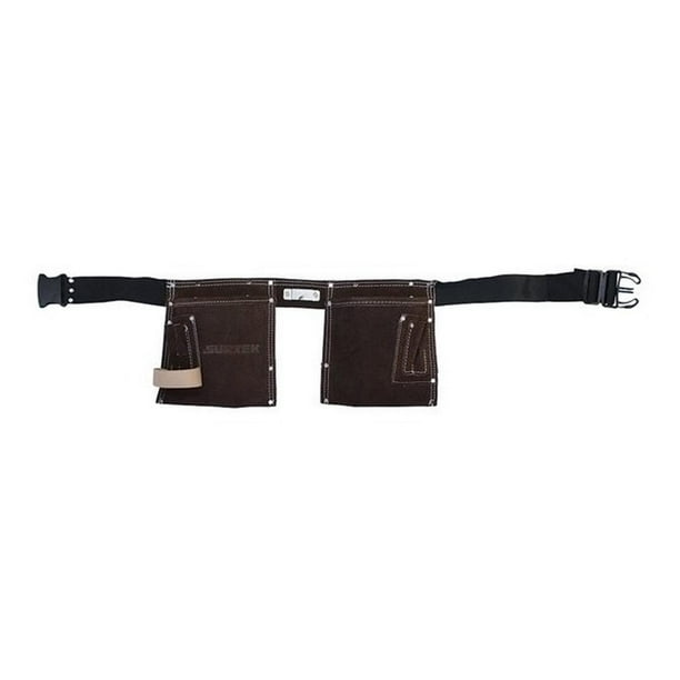 Estuche Portaherramientas Cuero Con Cinto 10 Comp Surtek 124 SURTEK 124 400