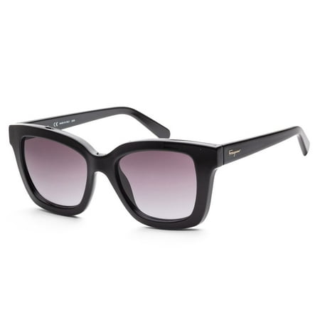 SALVATORE FERRAGAMO Black Square Ladies Sunglasses SF955S 001 53