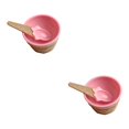 thumbnail image 1 of Billuyoard Taza de helado para niños Postre Helado Tazón de PP con cuchara Vajilla Vajilla Type5 NO5, 1 of 6