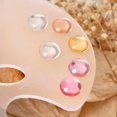 thumbnail image 2 of 011 6-Color Solid Aurora Mirror Nail Powder Set with 2 Sponge Sticks, Multi-Color Shimmer Pigment for DIY Manicure, Optional Types Available, Compact Size 67*48*30mm, Lightweight 120g Package, 2 of 6