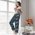thumbnail image 4 of Uemuo Flamingos And Birds Pattern Women's Wide Leg Palazzo Lounge Pants with Pockets Light Weight Loose Comfy Casual Pajama Pants-Large, 4 of 9