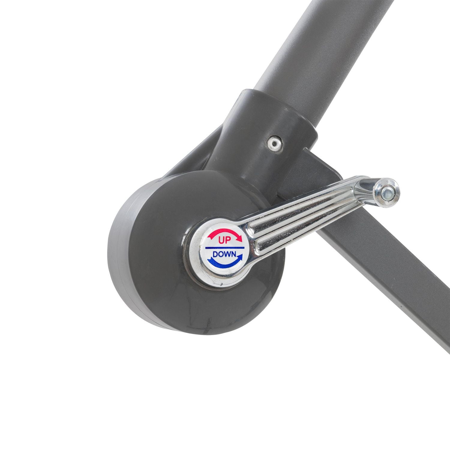 Parasol de terrasse inclinable en porte-à-faux CorLiving de 9,5 pieds avec cadre en acier et 8 bras de support