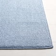 thumbnail image 3 of SAFAVIEH River Randa Solid Polyester Area Rug, Blue, 4' x 6', 3 of 8