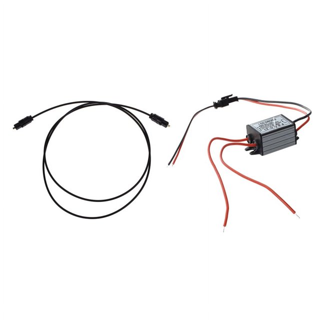 3 FT 1.1M Metre Digital Fibre Optical Audio Toslink SPDIF DVD Cable with 3W LED Lamp Driver Electrical Transformer