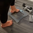 thumbnail image 4 of Taylor 11.8-inch x 11.8-inch Tempered Glass Digital Body Weight Scale, Gray, 4 of 8