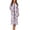 Butterfly Lavender, variant on FOR U DESIGNS Spider Web Red Pattern House Dresses for Women Zip Up House Dresses for Older Women, Breathable Long Sleeve Duster Robe Sleep Dress with Pockets, 2XL