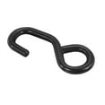 thumbnail image 5 of Uxcell 25mm Pack of 2 S Shape Strap Hook Plastic Coating for Securing Cargo, 5 of 6