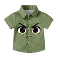 thumbnail image 4 of Piuwrlz 3 Years Boys Short polo Sleeve Toddler Funny Graphic Shirts Tops Pocket Pullover T Shirts Army Green Size 3 Years, 4 of 9