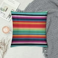thumbnail image 2 of Nawypu  Mexican Pillow Covers Colorful Rainbow Serape Pillowcases Mexican Decorations for Home Ethnic Cushion Covers, 2 of 5