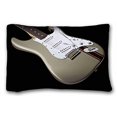 thumbnail image 1 of RYLABLUE Awesome Fender Guitar Music Cushion Cover Unique Design Pillowcases Pillow Case Cases Cover Cushion Covers Sofa Size 20x30 Inches Two Side, 1 of 1