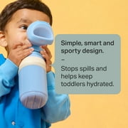 Tommee Tippee Insulated Flip Top Toddler Sporty Water Bottle, 1–3y, 11oz, Spill-Proof, Blue, 1 Pack