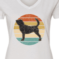 thumbnail image 4 of Inktastic Bloodhound Dog Lover Women's V-Neck T-Shirt, 4 of 5