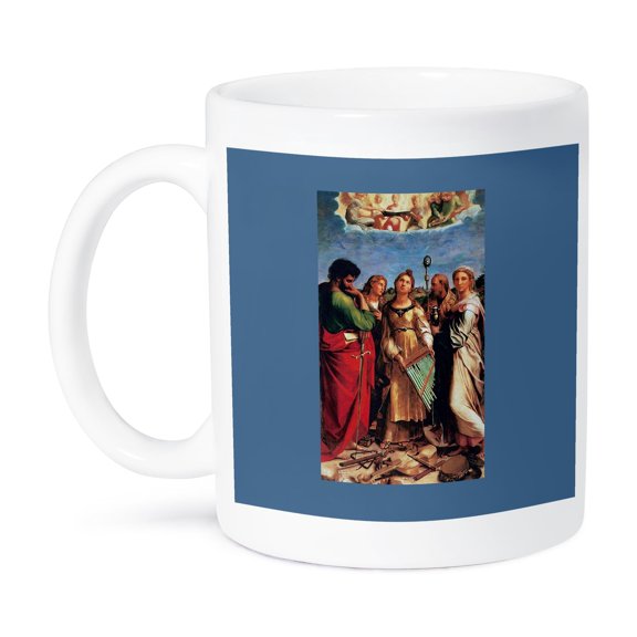 3dRose, St Cecilia with Attendant Saints 1515 by Raphael, 11oz Mug