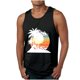 thumbnail image 1 of Camisetas de Tanque de los Hombres Tanque de los Hombres Incolor Gradiente de Impresión Cuello Redondo Correa Delgada Fuga Atrás Regular Casual Deportes Blusas de Tanque, 1 of 5