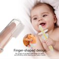 thumbnail image 5 of XYCCA Silicone Baby Safe Finger Toothbrush Set Soft Infant Safe Teeth Cleaner Massager-081901, 5 of 5