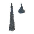 thumbnail image 1 of Black Pop-Up Halloween Tinsel Tree With Stand, 1 of 4