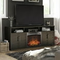 Ameriwood Home Fernwood Electric Fireplace Console TV Stand for TVs up
