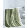thumbnail image 3 of Sage Green Striped Towel Set of 3, Soft Microfiber Bath Towels, Hand Towel, Washcloths, Modern Abstract Art Wave Moire Gradient Quick-Dry Absorbent Towels for Bathroom Kitchen Hotel Beach Gym Spa, 3 of 7