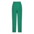 thumbnail image 5 of Odeerbi Solid Color Suit Pants for Women 2025 Tight And Versatile Comfort High Waisted Elastic Solid Color Pants Green, 5 of 5