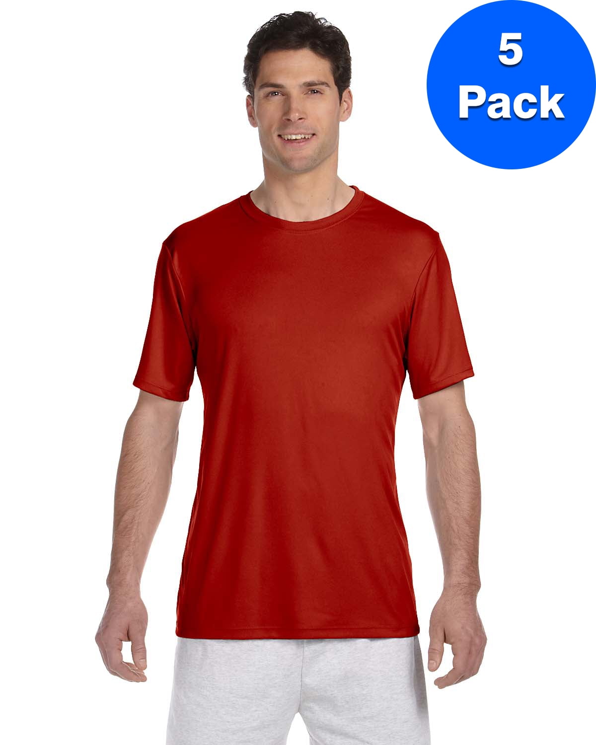 Mens Cool DRI TAGLESS Men's T-Shirt 4820 (5 PACK) - Walmart.com