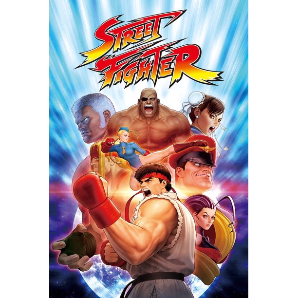 Street Fighter Characters Laminated Poster Print 24 X 36 Walmart Com Walmart Com