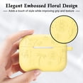 thumbnail image 3 of MATEPROX Compatible with AirPods Pro 3 Case, Flower Silicone Protective Cover with Keychain/Hand Strap-Yellow, 3 of 8