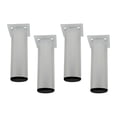 thumbnail image 3 of 4 Uds patas de muebles marco de cama patas de soporte fijo patas de pie de gabinete de Metal de repuesto pata de Metal para mesa para gabinete soporte argén mayimx Pata de la cama, 3 of 9