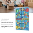 thumbnail image 3 of Flying Chess Mat, Flying Chess Carpet Game Compact Cotton Plastic with 16 Chess Pieces for Party, 3 of 7