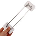 thumbnail image 6 of 2 Pcs Trailer Storage Bar Rv Bathroom Storage Accessories Rv Shower Shelf Holder Stainless Steel 34.50X7.00X2.00CM, 6 of 6