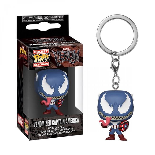 Funko POP Marvel Venomized Captain America Keychain