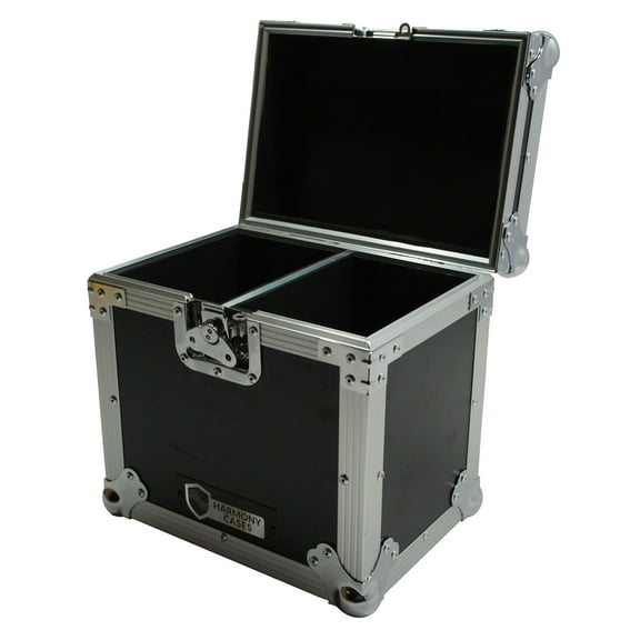 Harmony Cases Dual Chamber Space DJ Lighting Universal Ultility Road Travel Case