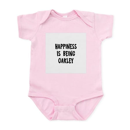 

CafePress - Happiness Is Being Oakley Infant Bodysuit - Baby Light Bodysuit Size Newborn - 24 Months