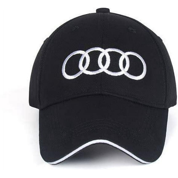 Audi Casquette de Baseball Originale, Unisexe, Noire