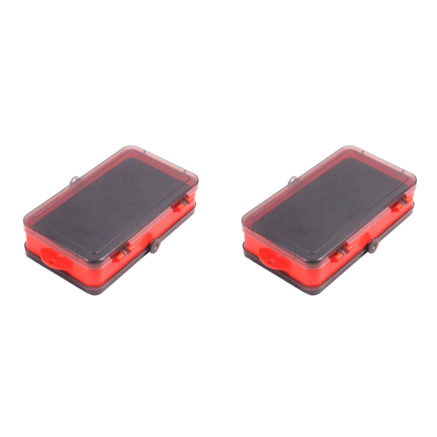 Likrtyny Crank Jig Head Hook Señuelo Pesca Cebo Engranaje Contenedor Estuche Organizador (Caja)